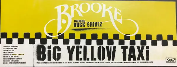 Brooke ,feat Buck Shinez - Big Yellow Taxi, Hip Hop, Double Top Recordings, Vinyl 1x 12"