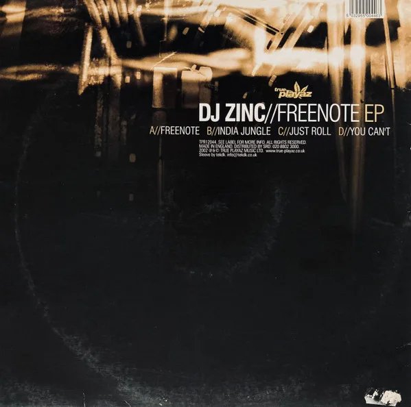 Album cover for Freenote EP by DJ Zinc