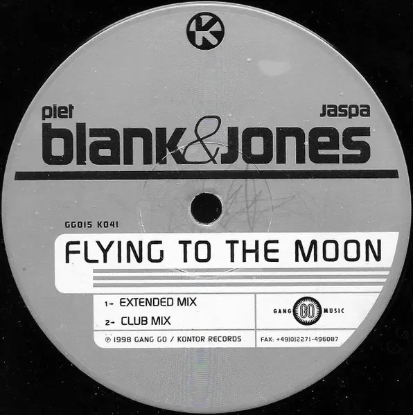 Album cover for Flying To The Moon by Blank & Jones