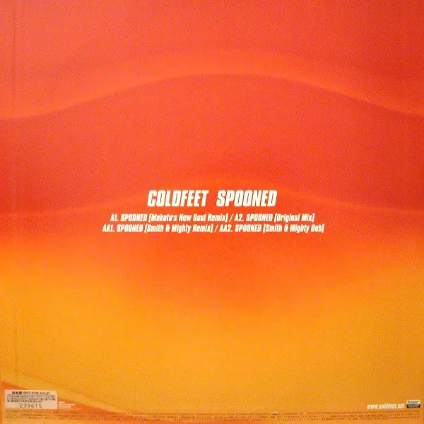 Coldfeet - Spooned, Electronic, Breakbeat, Drum n Bass, Future Jazz, 2000 - Brickwall Records, Japan, Vinyl 1x 12", 33 ⅓ RPM