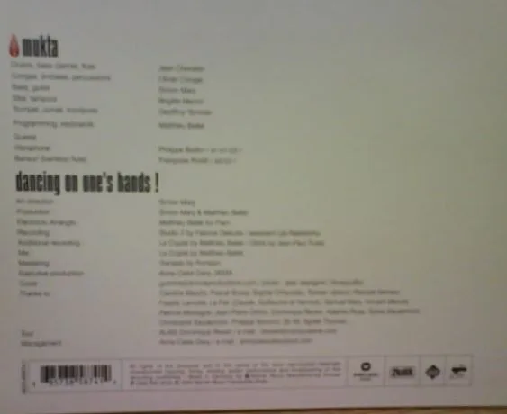 Album cover for Dancing On One's Hands! by Mukta