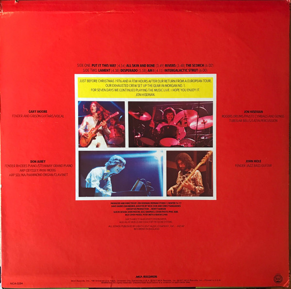 Colosseum II - Electric Savage, Jazz, Rock, Fusion, Jazz-Rock, Prog Rock, 1977 - MCA Records, US, Vinyl 1x LP, Album Pinckney