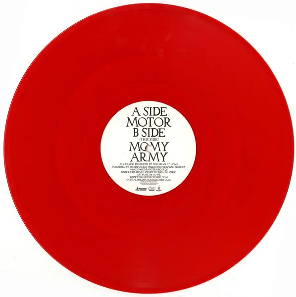 SebastiAn (6) - Motor, Electronic, Breakbeat, Electro, 2008 - Because Music, Ed Banger Records, France, Vinyl 1x 12", 45 RPM 