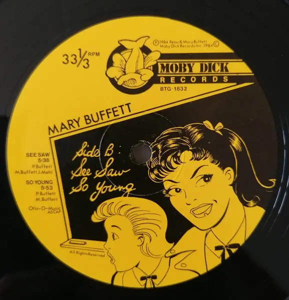 Mary Buffett - My Boyfriend's Back, Electronic, New Wave, Synth-pop, 1984 - Moby Dick Records, US, Vinyl 1x 12", 33 ⅓ RPM
