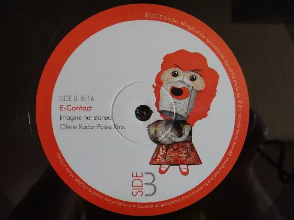 E-Contact - Imagine Her Stoned, Electronic, Tech House, 2008 - Suruba Records, Germany, Vinyl 1x 12", 33 ⅓ RPM, 45 RPM