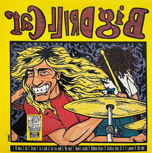 Big Drill Car - Toured [A Live Album] - 1993 -Hardcore, Punk -Headhunter Records -Vinyl 1x LP, Album
