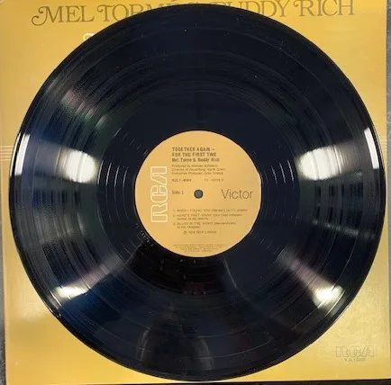 Album cover for Together Again-For The First Time by Mel Tormé & Buddy Rich