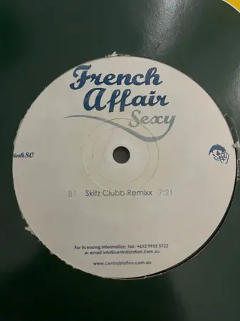 Nick Skitz / French Affair - Everything Is You / Sexy, Electronic, Hard House, Hard Trance, 2003 - Dinky, Australia, Vinyl 1x