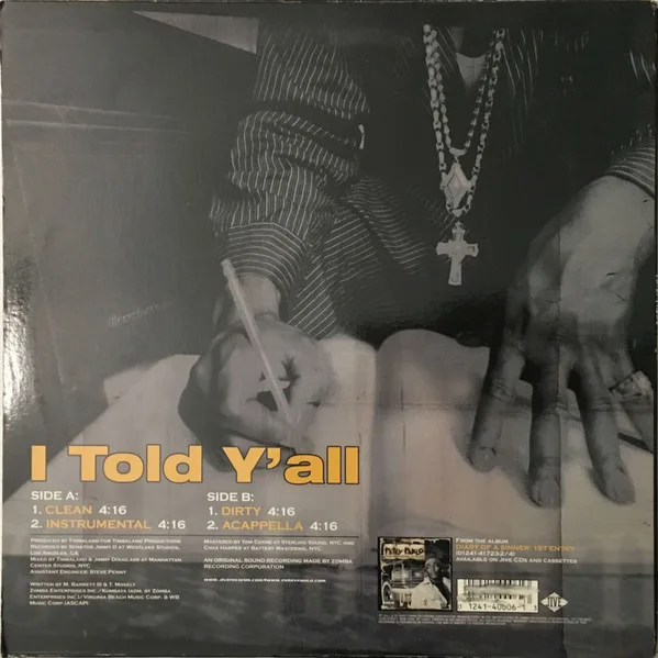 Album cover for I Told Y'all by Petey Pablo