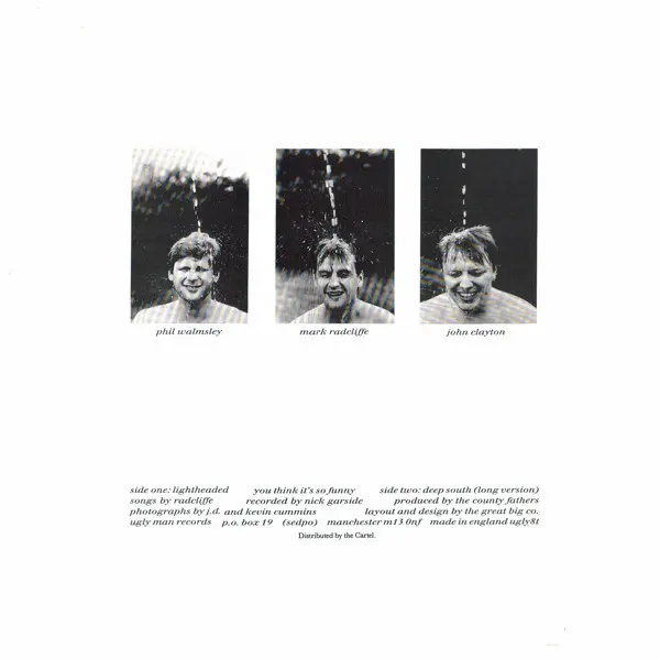 County Fathers, The - Lightheaded, Pop, Rock, Indie Pop, Indie Rock, 1988 - Ugly Man Records, UK, Vinyl 1x 12", 45 RPM, EP