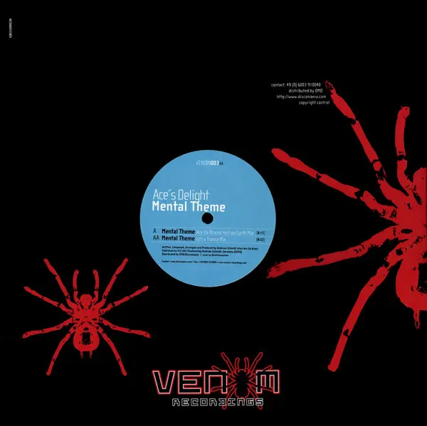 Album cover for Mental Theme by Ace's Delight