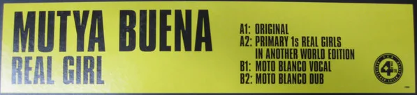 Album cover for Real Girl by Mutya Buena