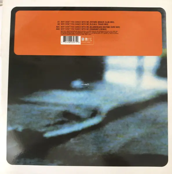 Future Breeze - Why Don't You Dance With Me, Electronic, Euro House, House, 1997 - A&M Records, AM:PM, UK, Vinyl 1x 12", 33 ⅓