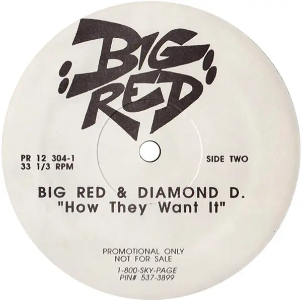 Big Red (3) & Diamond D - Created A Monster, Hip Hop, 1995 - Payday, US, Vinyl 1x 12", Promo, 33 ⅓ RPM