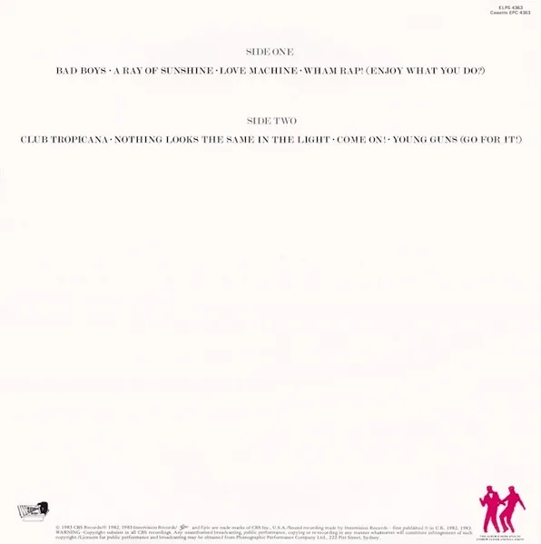 Album cover for Fantastic by Wham!