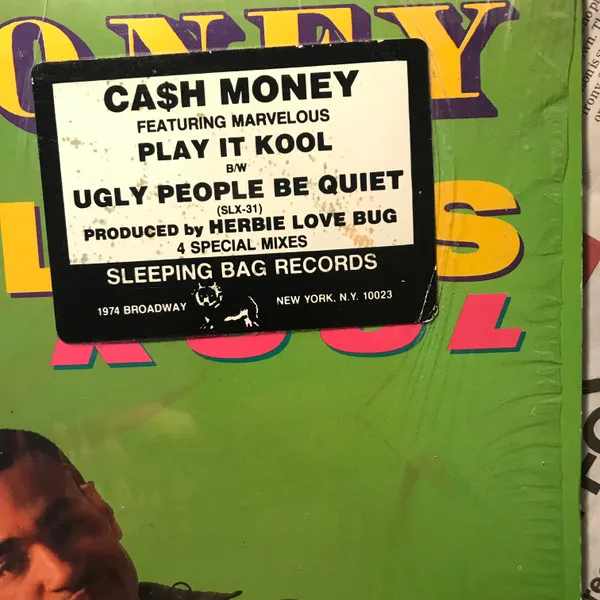 Album cover for Play It Kool / Ugly People Be Quiet by Cash Money & Marvelous