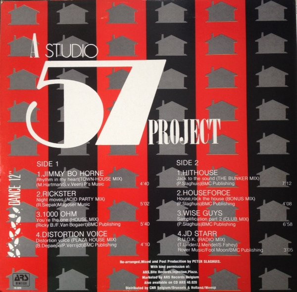 Various - A Studio 57 Project - Euro-Housemixes 8, Electronic, Acid House, Hi NRG, House, 1988 - ARS Benelux, ARS Records, Be