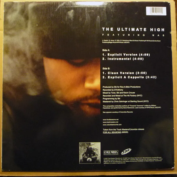 Album cover for The Ultimate High by Nature (4) Featuring Nas