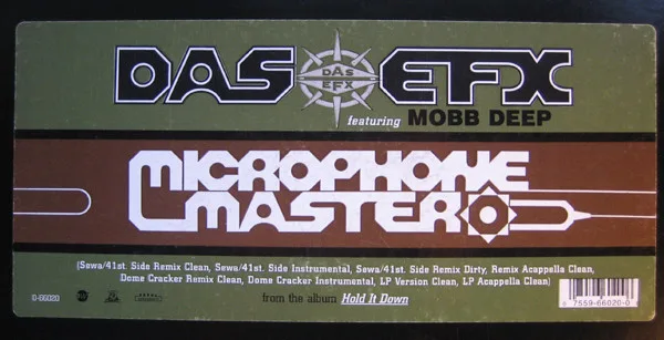 Album cover for Microphone Master by Das EFX Featuring Mobb Deep