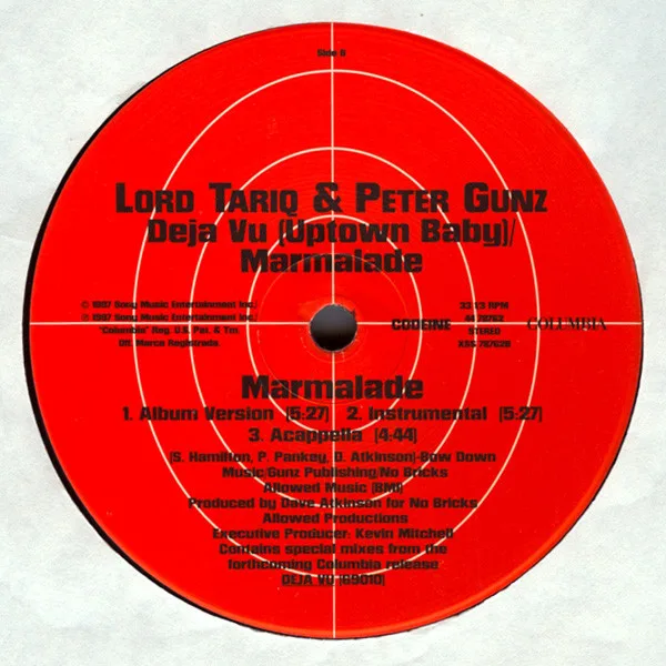 Album cover for Deja Vu (Uptown Baby) by Lord Tariq & Peter Gunz