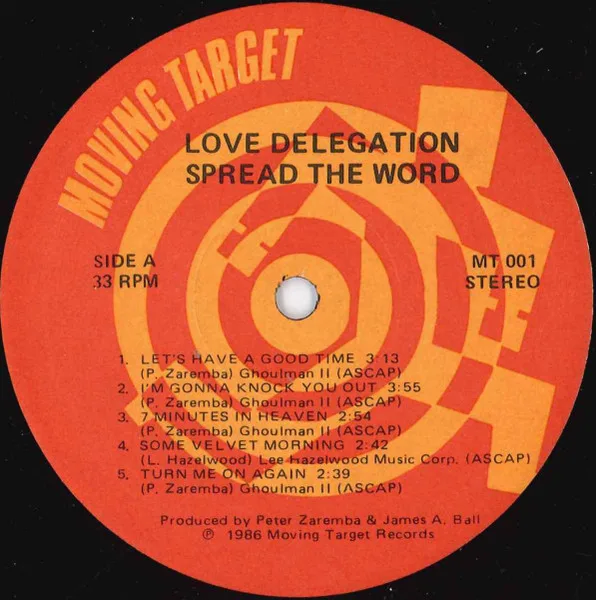 Album cover for Spread The Word by Peter Zaremba's Love Delegation