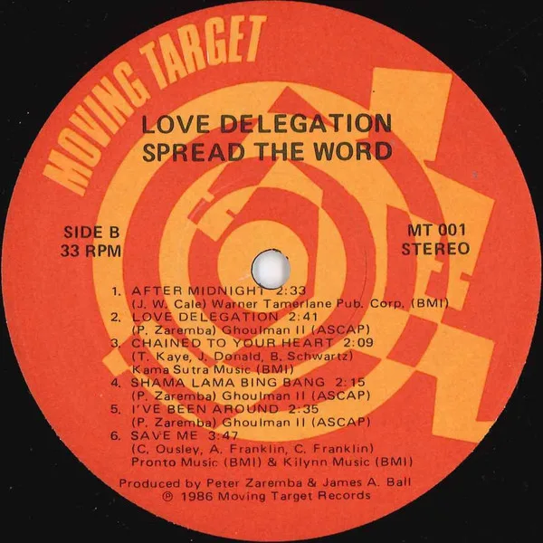 Album cover for Spread The Word by Peter Zaremba's Love Delegation