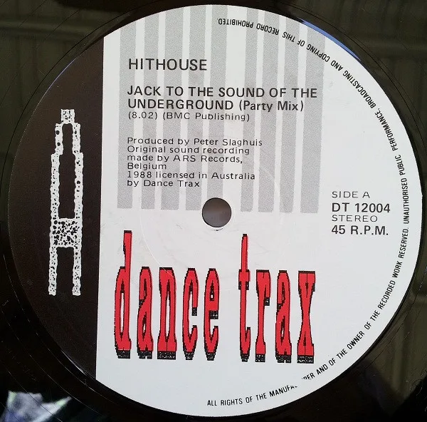 Album cover for Jack To The Sound Of The Underground by Hithouse