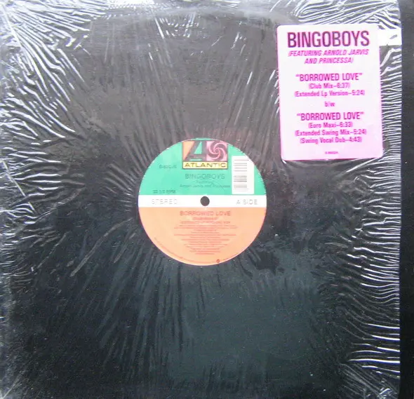Bingoboys Featuring Arnold Jarvis And Princessa (2) - Borrowed Love, Funk / Soul, New Jack Swing, Synth-pop, 1991 - Atlantic,