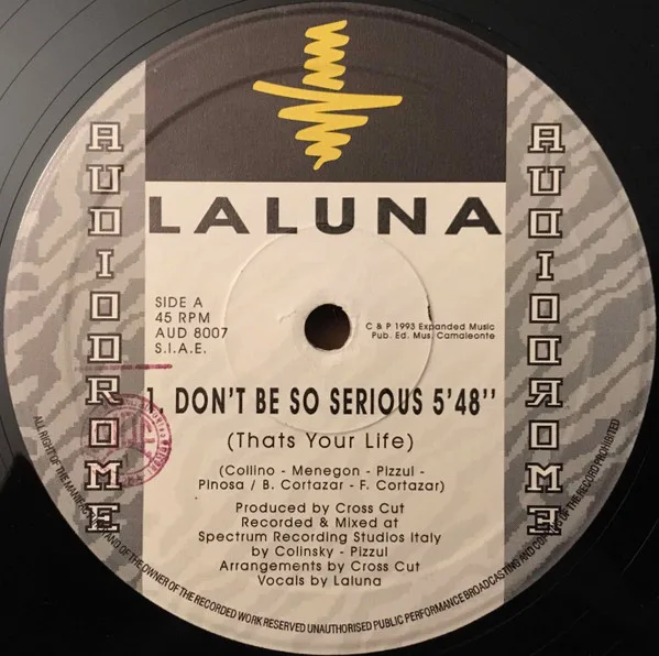 Album cover for Don't Be So Serious by LaLuna