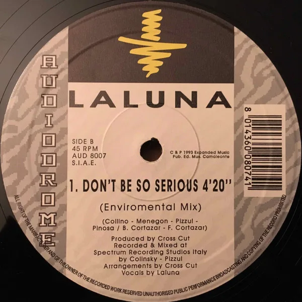 Album cover for Don't Be So Serious by LaLuna