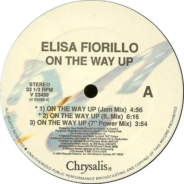 Album cover for On The Way Up by Elisa Fiorillo