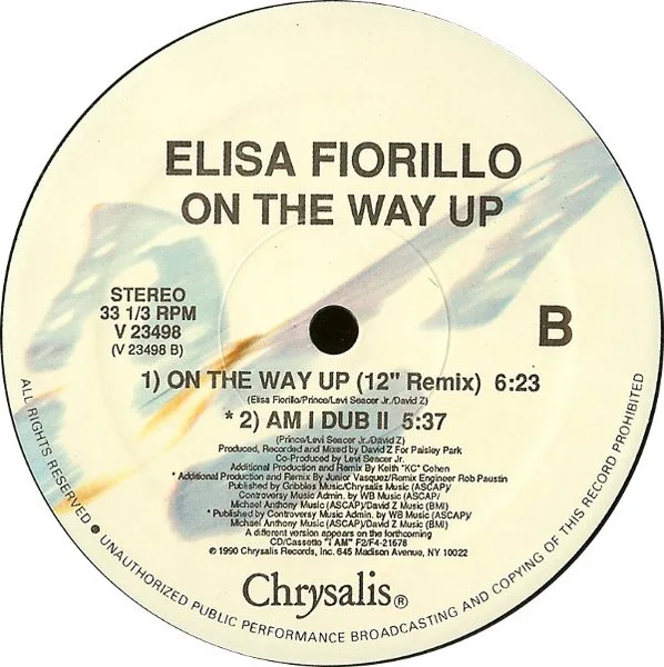 Album cover for On The Way Up by Elisa Fiorillo