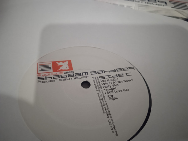 S-Dub (3) Aka Shabaam Sahdeeq - Never Say Never, Hip Hop, 2001 - Raptivism, US, Vinyl 2x LP, Album