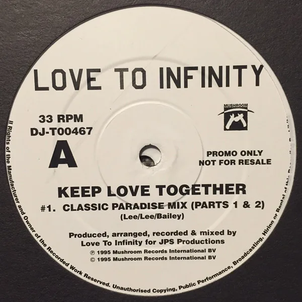 Album cover for Keep Love Together by Love To Infinity