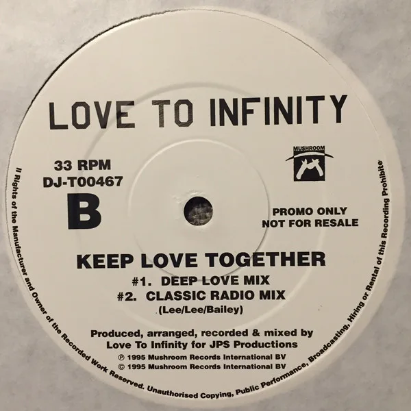 Album cover for Keep Love Together by Love To Infinity