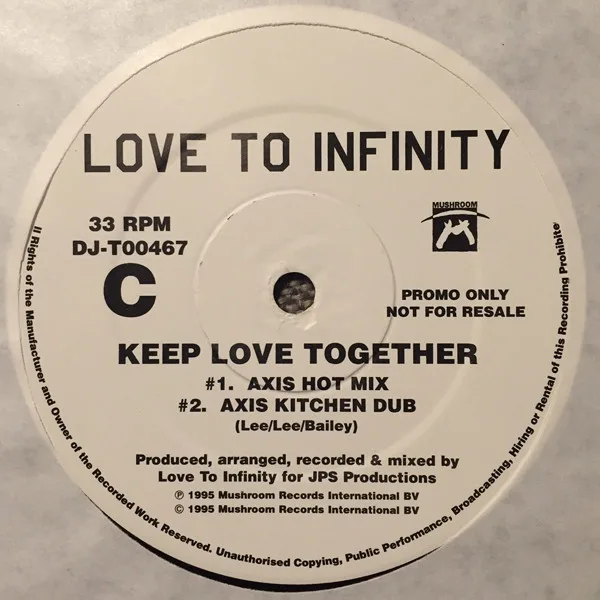 Album cover for Keep Love Together by Love To Infinity