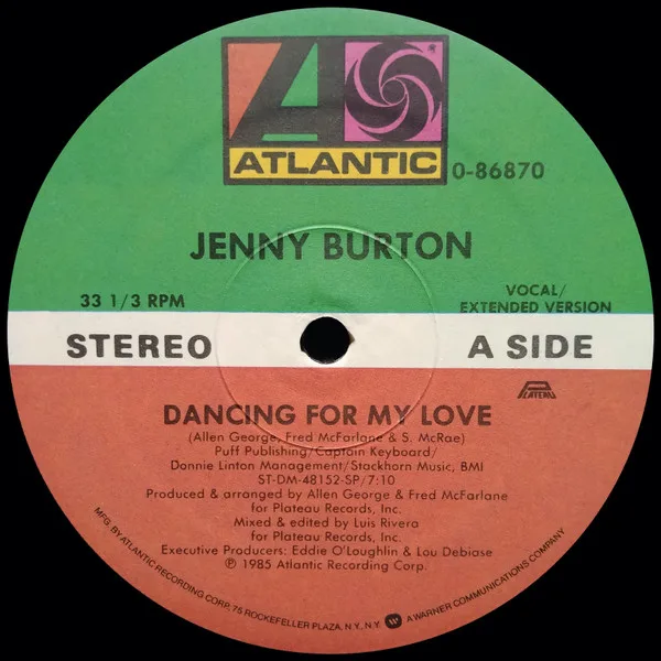 Album cover for Dancing For My Love by Jenny Burton