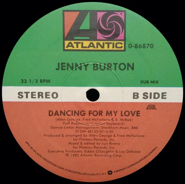 Album cover for Dancing For My Love by Jenny Burton