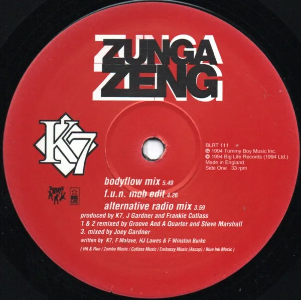 Album cover for Zunga Zeng by K7