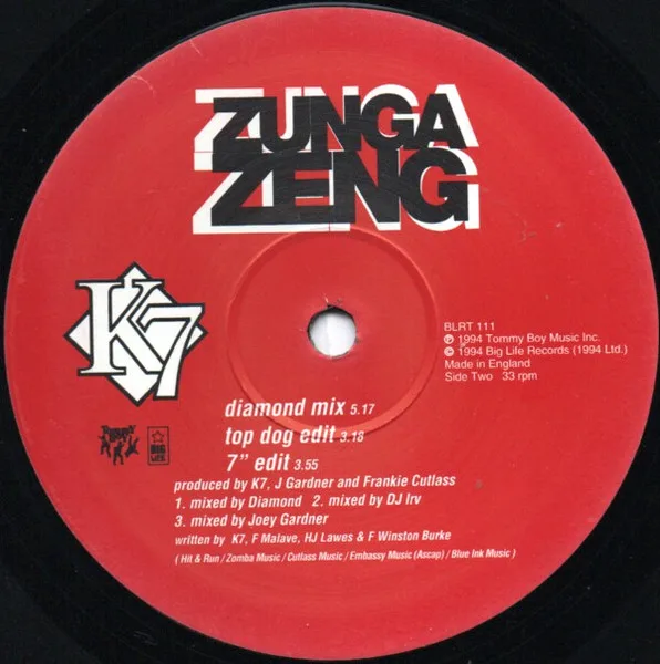 Album cover for Zunga Zeng by K7