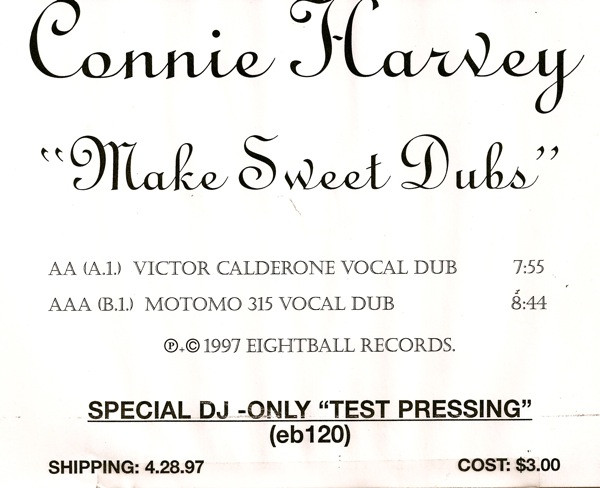 Album cover for Make Sweet Dubs by Connie Harvey