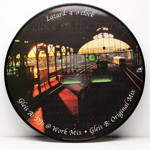 Lazard - 4 'O Clock, Electronic, Hard Trance, Trance, 2002 - Pulsive Trance, Germany, Vinyl 1x 12", Picture Disc