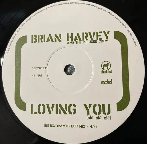 Album cover for Loving You (Olé Olé Olé) (The Remixes) by Brian Harvey And The Refugee Crew, The