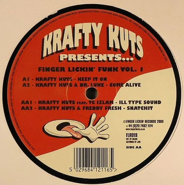 Album cover for Krafty Kuts Presents... Finger Lickin' Funk Vol. 1 by Krafty Kuts