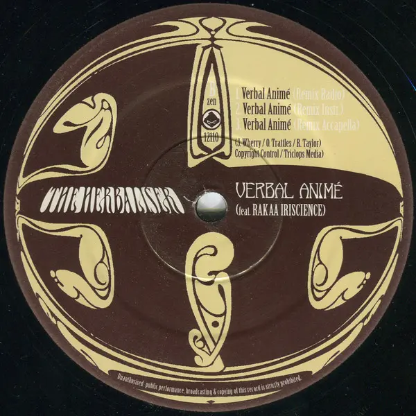 Herbaliser, The Feat. Wildflower & Rakaa-Iriscience - Good Girl Gone Bad B/W Verbal Animé, Electronic, Hip Hop, Leftfield, 20