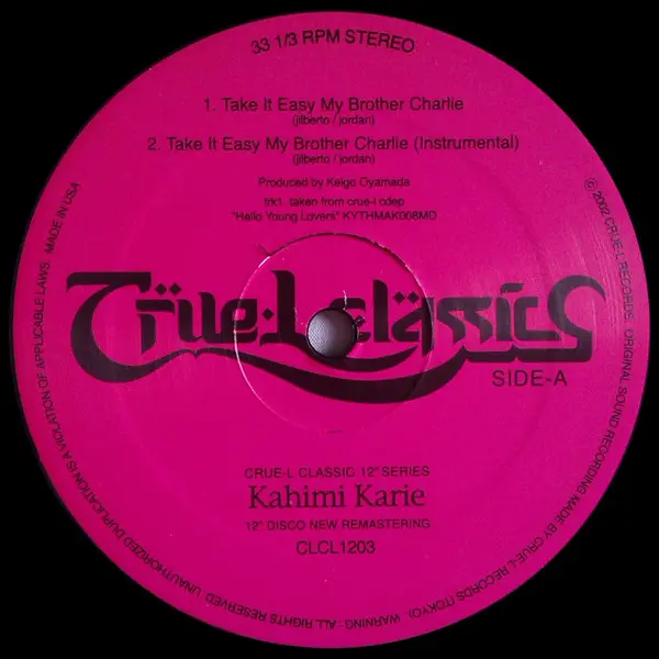 Take It Easy My Brother Charlie