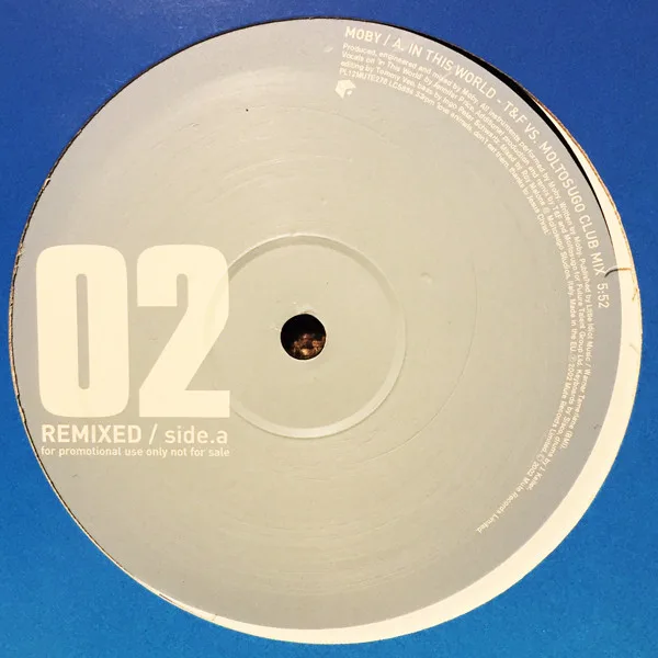 Album cover for In This World (Remixed) by Moby