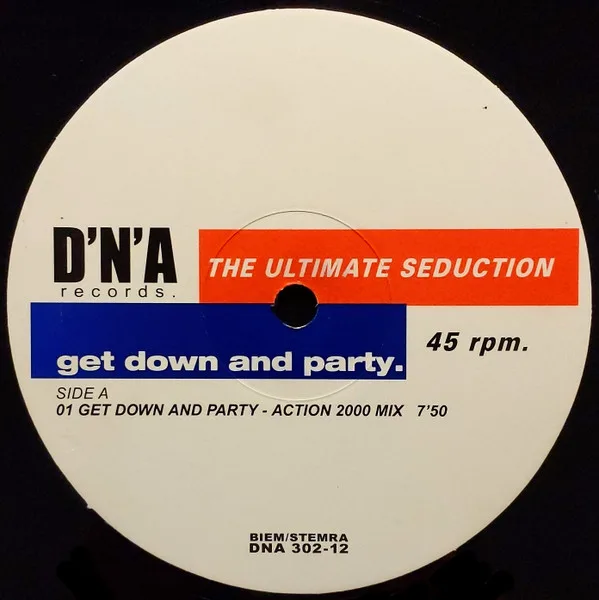 Album cover for Get Down And Party. by Ultimate Seduction, The