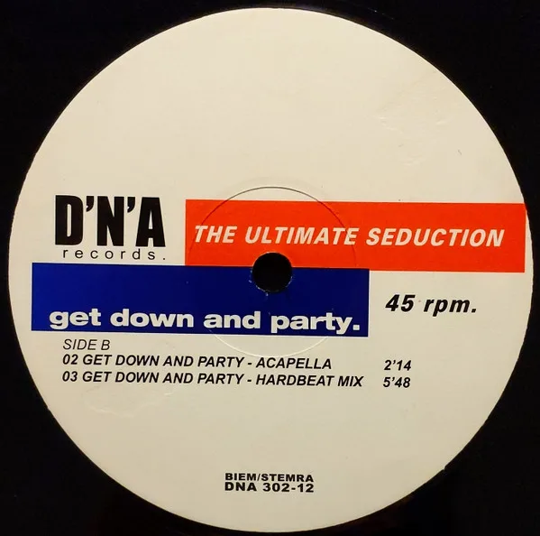 Album cover for Get Down And Party. by Ultimate Seduction, The