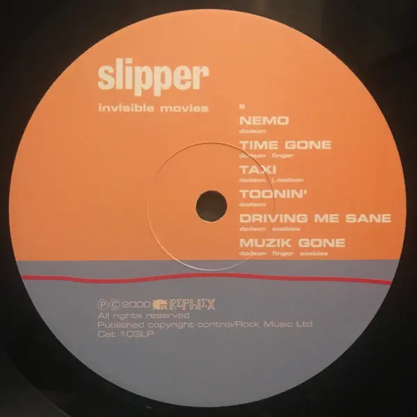 Slipper - Invisible Movies, Electronic, Jazz, Future Jazz, Leftfield, 2000 - Rephlex, UK, Vinyl 1x LP, Album